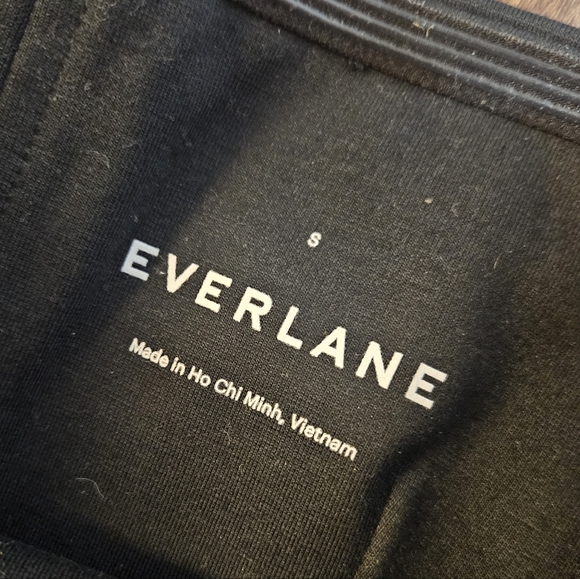 Everlane Classic Black Strapless Dress Midi Size Small - Picture 3 of 3